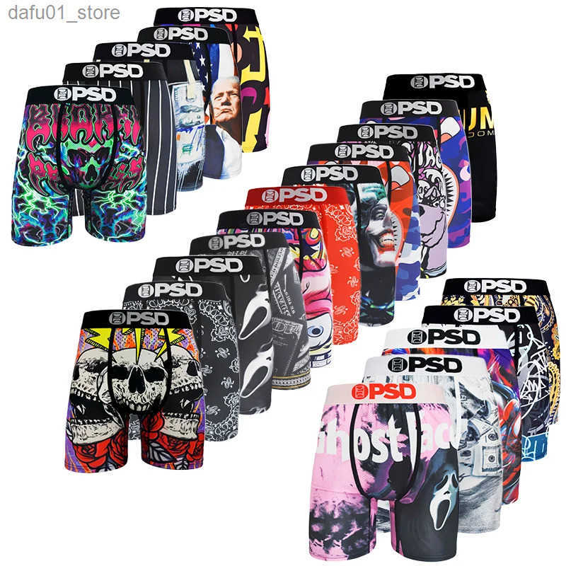 1pc Fashion Mens Sport Boxers Polyester Stretch Shorts S-XXL in Multiple Colors Quick-Dry Comfort Underwear L250729