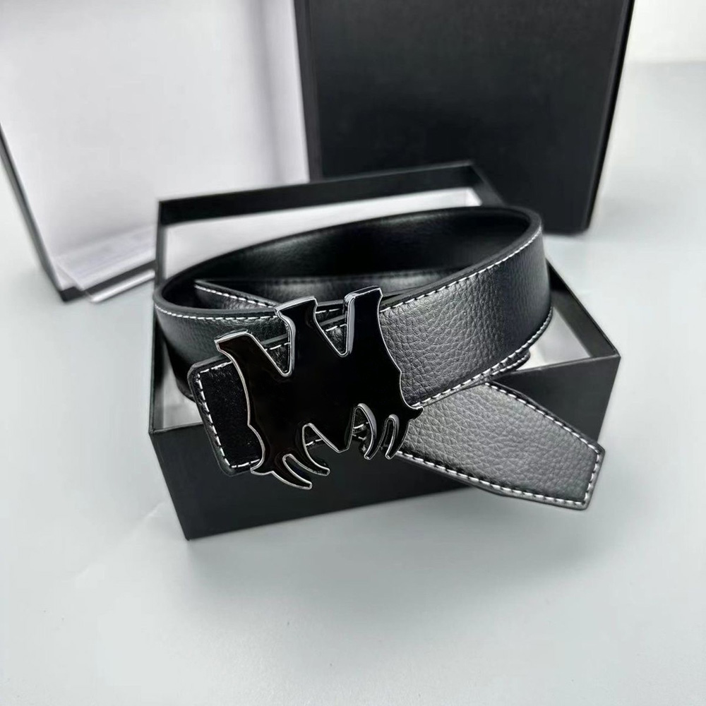 Luxury Designer Belt For Men and Women With Gold Silver Black buckles fashion waistband papercut leather Women Belt Width 3.8cm Size 105-125cm desig