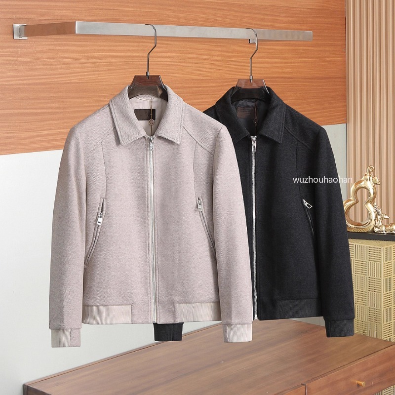 Men Wool Coats Winter Business Solid Color Wool Lapel Jacket Casual Coat L1289