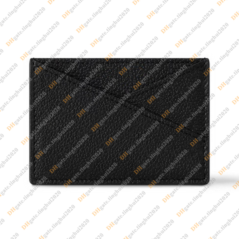 Unisex Fashion Casual Designer Luxury Criss Cross Credit Card Holder Wallet Key Pouch Coin Purse TOP Mirror Quality M13695 Business Card