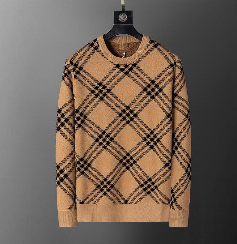 25SS new superior quality Designer Men's cashmere woolen round neck PARIS spring sweaters classic Winter soft warm fashion knitted Sweater