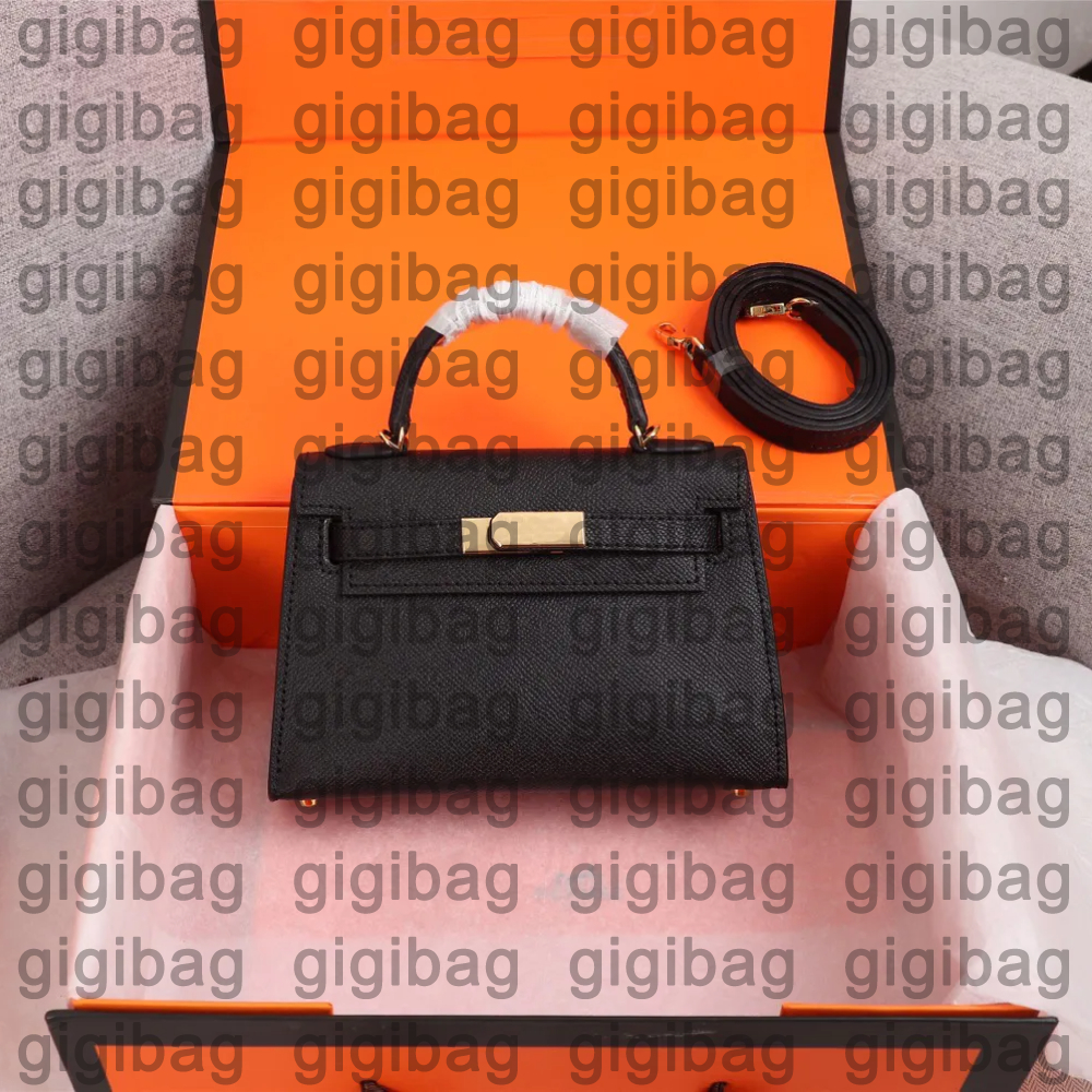 mini 19.5 cm women totes fashion designer shoulder bags super cowhide genuine leather lady handbag factory wholesale gold silver