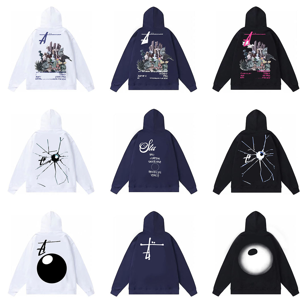 Men's Hoodies Designer Mens Graphic Printed Hooded Sweatshirt Autumn Winter Casual Cotton Hoodie Womens Fashion Streetwear