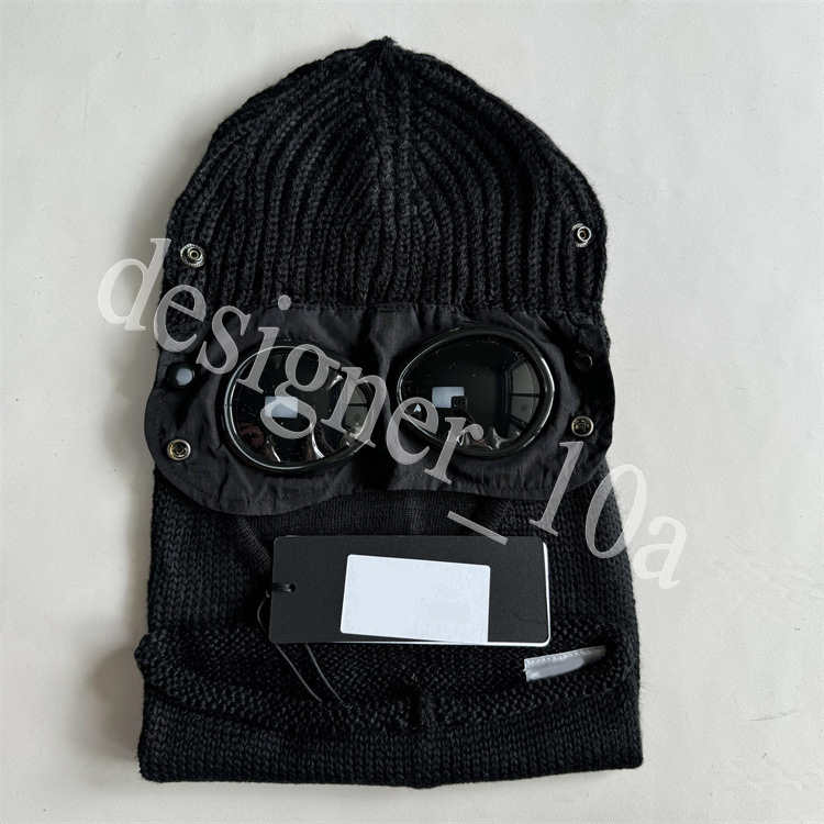 Designer Beanie Women's High stretch floppy hat casquette Luxury Winter Men's skull knit hat Twin-lens glasses goggles Beanie cap Outdoor