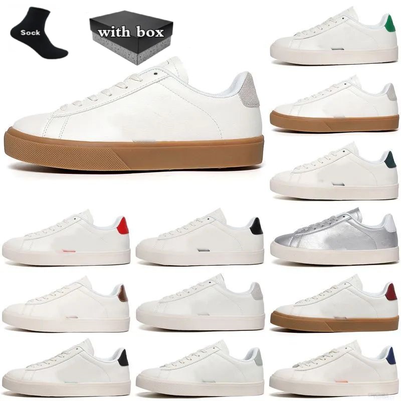 2025 New Shoes V French Brazil Green Low-carbon Life Organic Cotton Flats Platform Sneakers Women Casual Classic White Designer Shoes Mens Loafers 3