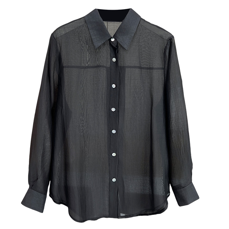 100kg New Summer Casual And Lightweight Shirt Sun Protective Shirt Plus Size Women's Blouses 2510