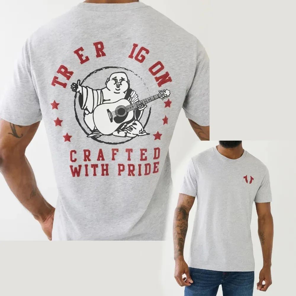 Ture Relgionly Designer T Shirt Polo Shirt Y2k Graphic Tee Men Shorts Cotton Casual Top Streetwear Vintage Soft Breathable Summer Clothes 869