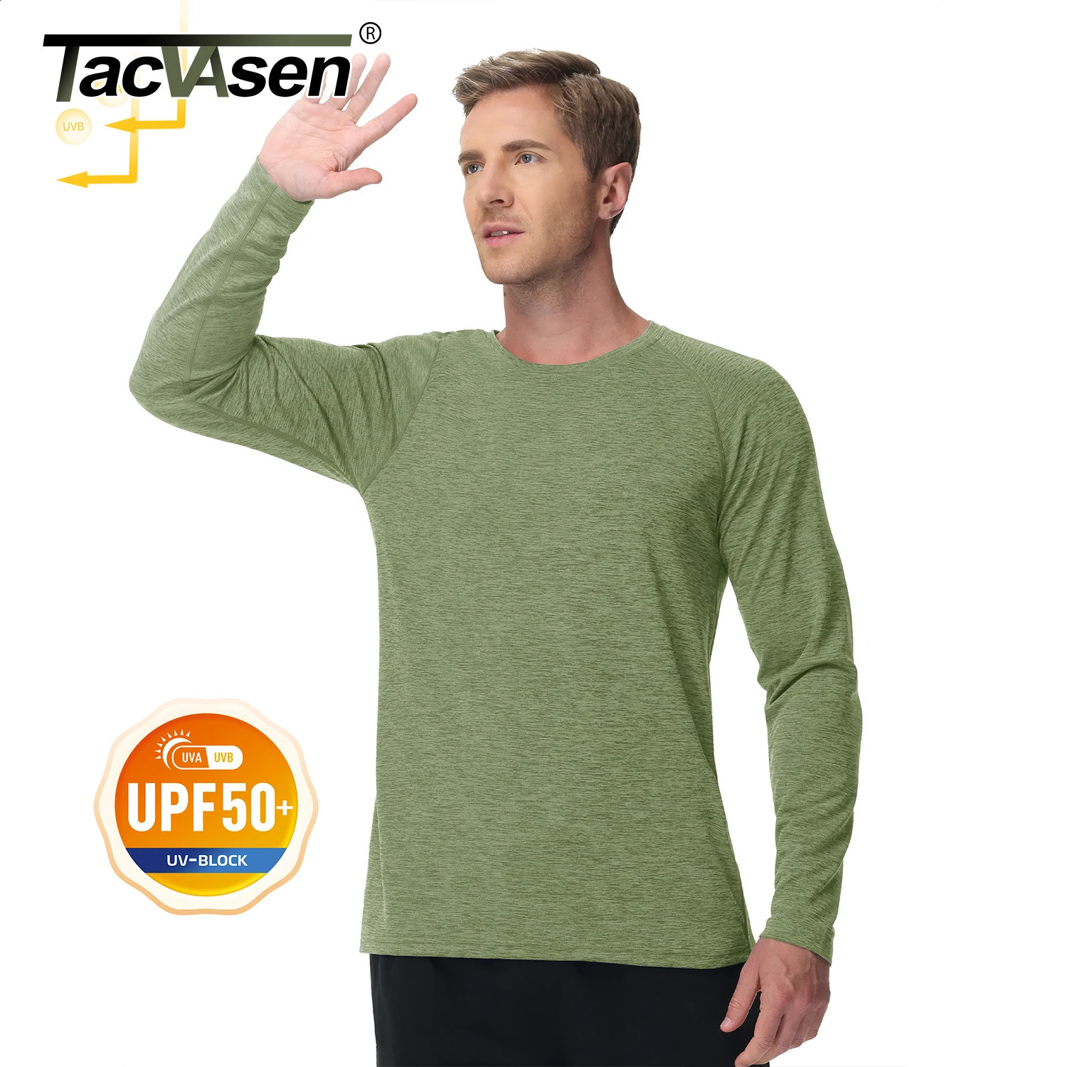 50 Flatlock Seam T-shirts Mens Quick Dry Long Sleeve Athletic Shirts Performance Sports Tee Tops Sun Protection 250724