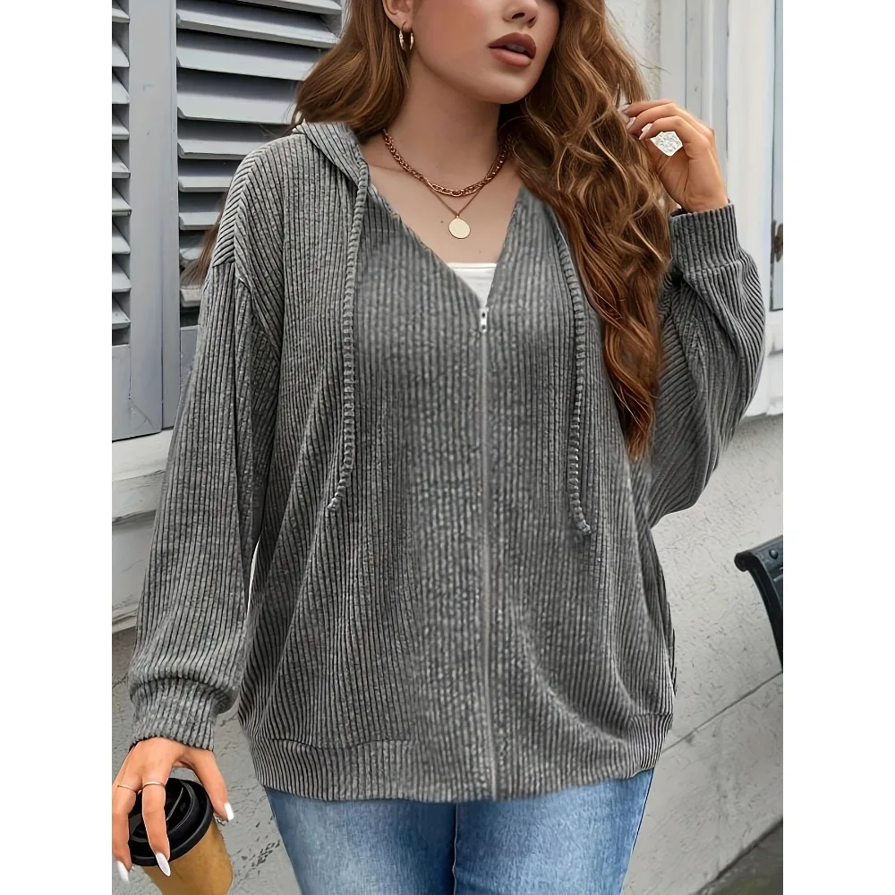 Plus Size 1XL-5XL New Summer Women Solid Color Casual Cardigan Sleeve Cardigan Elegant Loose Fitting Outwear