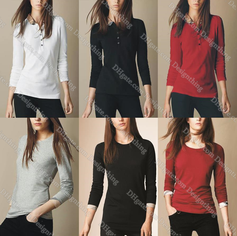 Womens T Shirt Asian Size Slim Fit Diesele Color Top Designer Plaid Stripe Base Shirt Fashionable Vintage Look Casual Elegant Streetwear for Ladi
