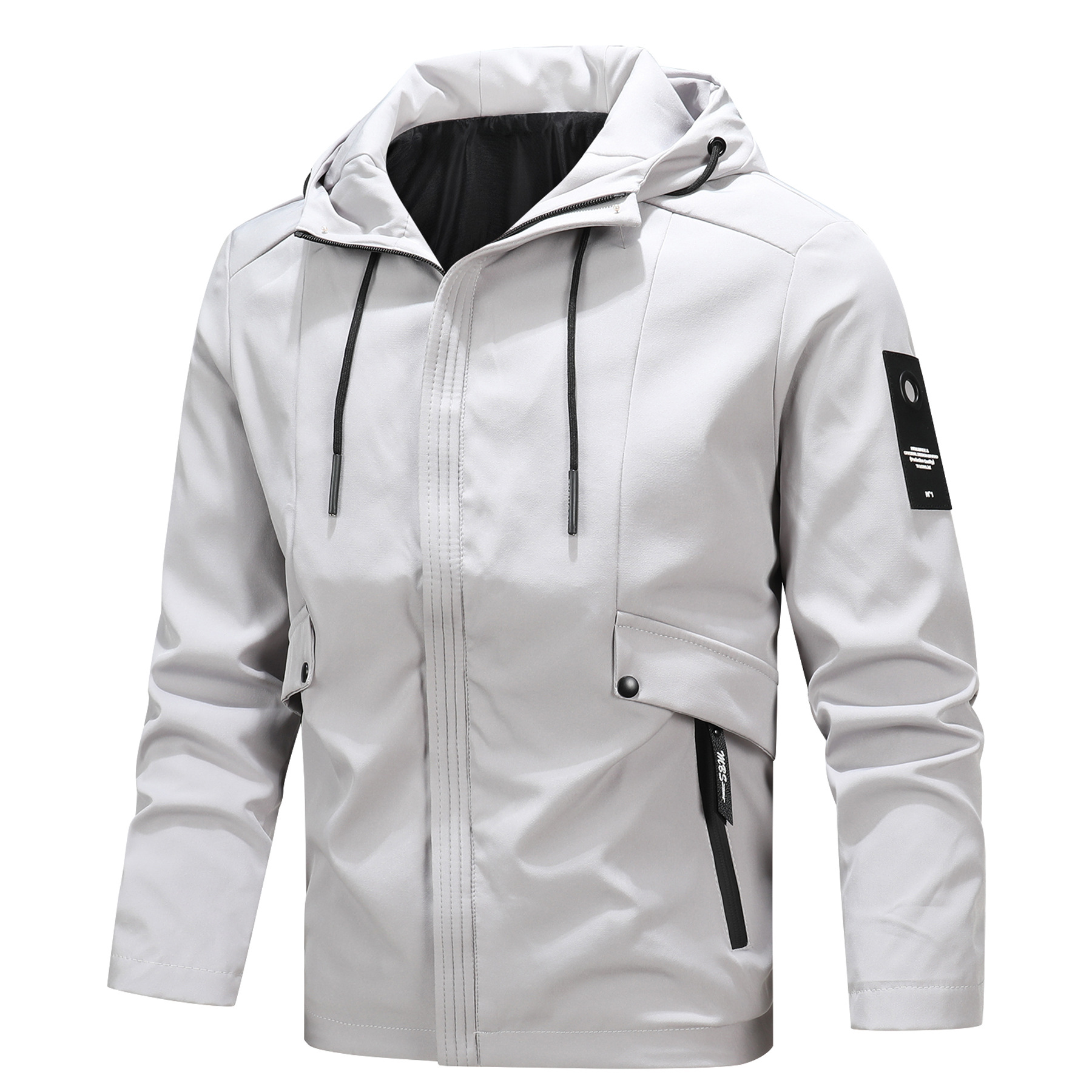 M-7xl Plus Size Autumn New Hooded Waterproof Jacket Coat Men Fashion Casual Slim Jacket Outwear Men's Tactical Bomber Jackets6xl