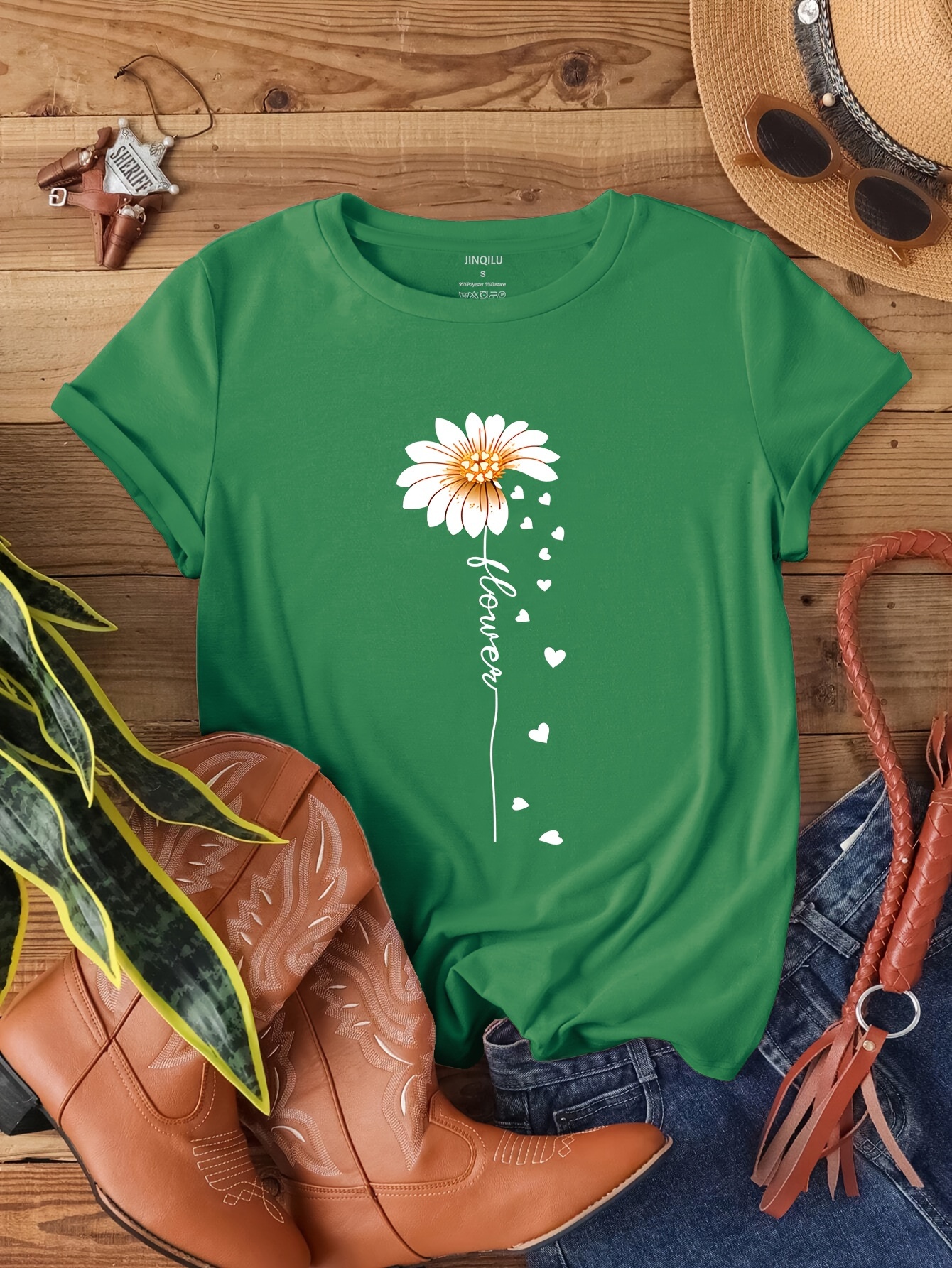 plus size Printed faith letter short sleeved round neck T-shirt pullover style positioning print suitable for casual daily wear