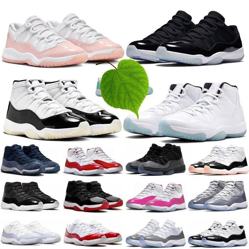 Men Diffused Blue 11 Cherry 11s ball running Shoes Igloo Space Jam Low Bred Red Velvet Midnight Navy Cool Grey Gamma Blue UNC Metallic Silver Women