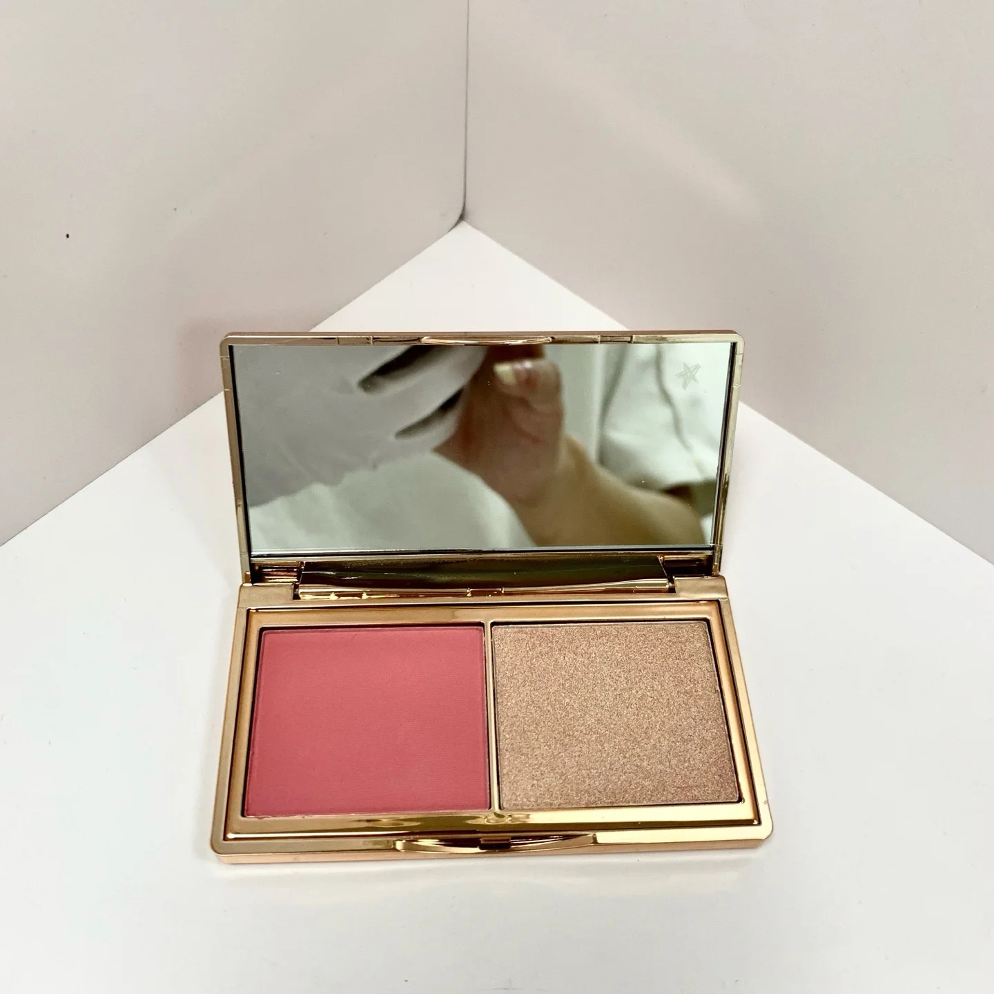 Makeup BLush 7.5g Two-tone blush contouring HoLLYwood Blusher Face Powder Makeup Palette Health Beauty Makeup Face Blusher Natural Blush Cosmetic-image-1069198537