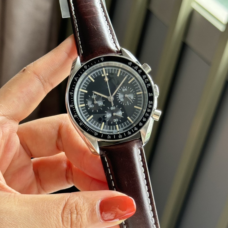 High Quality Fine Steel Set with 41mm New Fashion Classic Mens Watch with Quartz Movement Sport Chronograph Watch No Box Free Shipping