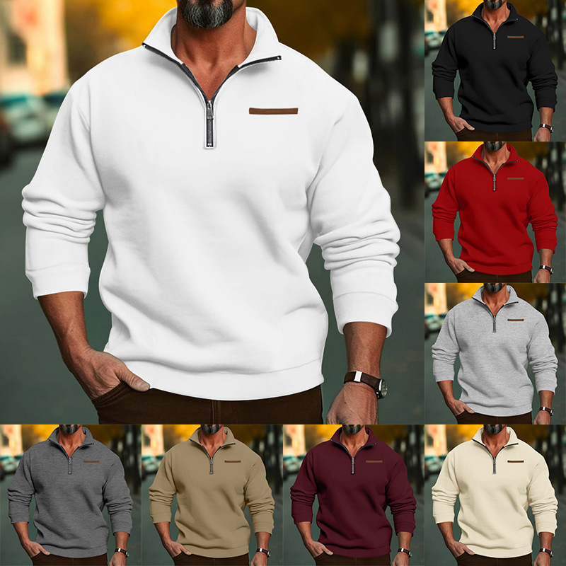 Men's Plus Size Turtleneck Sweater Thick Warm Winter Knit Pullover - Casual Oversized High Neck Jumper - Solid Color Big & Tall