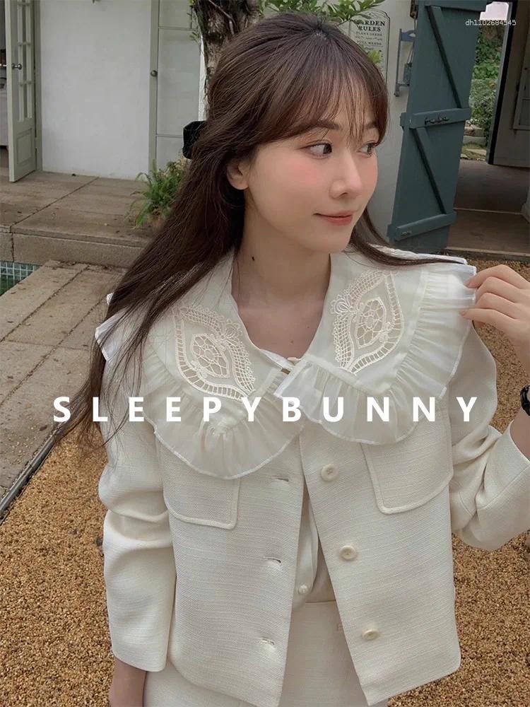Women's Jackets Elegant Minimalist Short Jacket And A-Line Skirt Set Women Chic Korean Office Wear Suit Stylish Two Piece Outfit Spring
