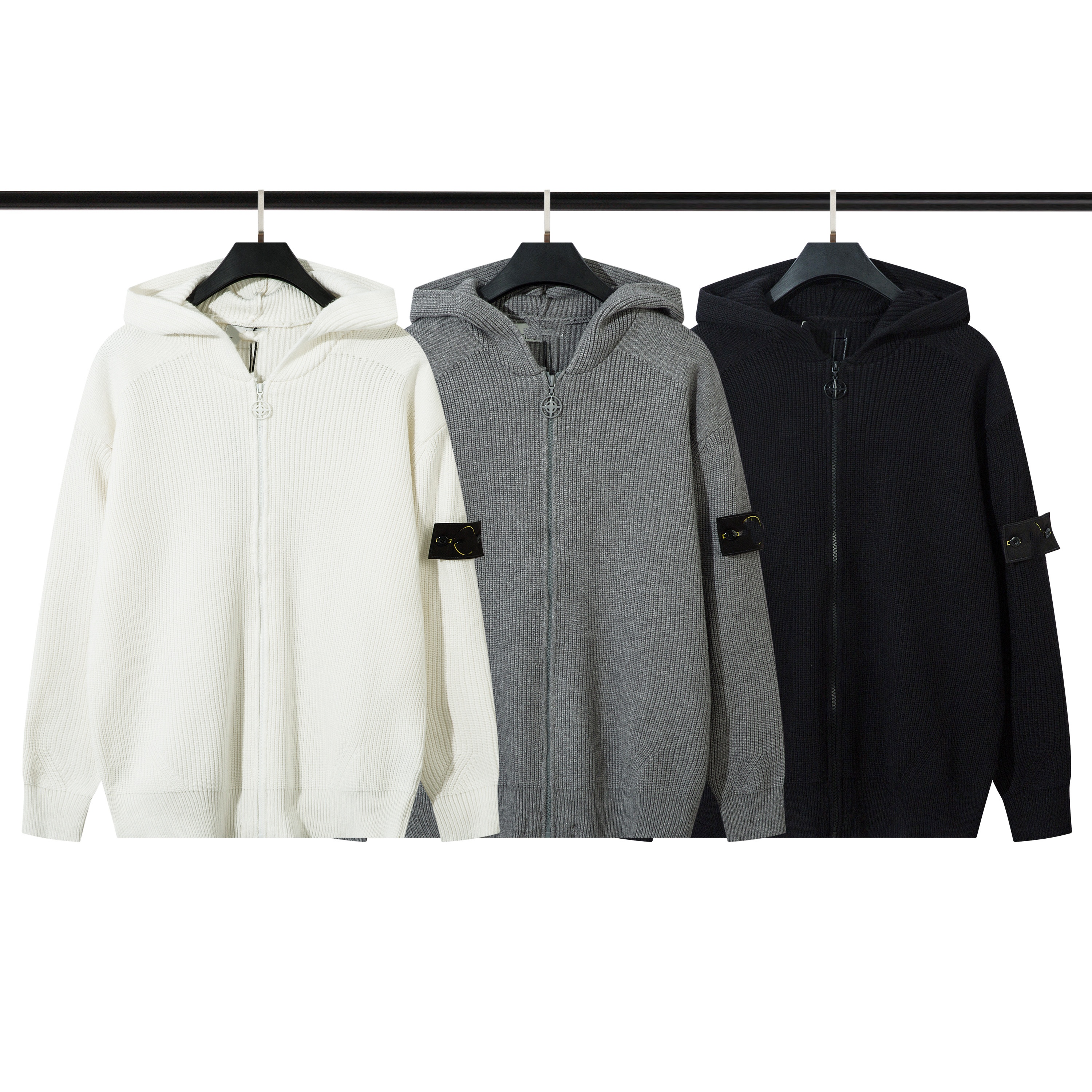 25ss Stone Sweaters Mens Designer Hoodies Knit Sweatshirt Crew Neck Long Slevee Pullover Hoodie Couple Topstoney Clothing Autumn And Spring Warm Tec
