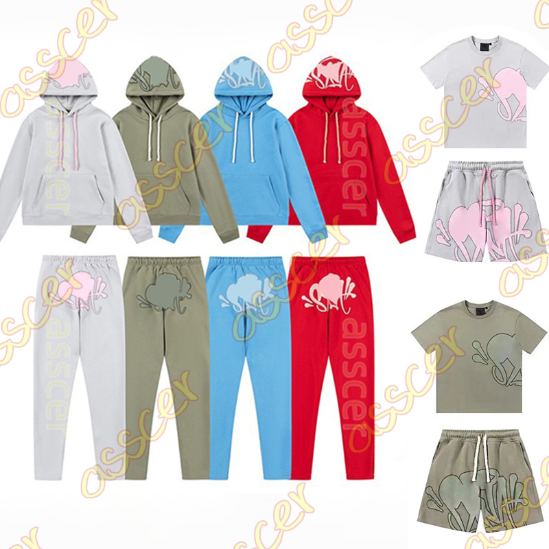 Mens Tracksuits Brand Two Piece Set Mens Hoodies Tracksuit Men Womens Shorts Tracksuit Streetwear Joggers Sweatsuit Tracksuit Size S-XL