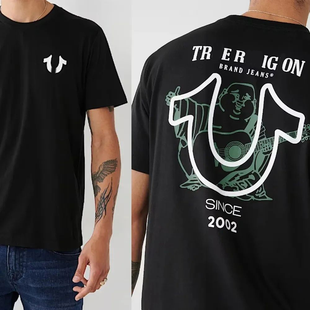 Ture Relgionly Designer T Shirt Polo Shirt Y2k Graphic Tee Men Shorts Cotton Casual Top Streetwear Vintage Soft Breathable Summer Clothes 9A8
