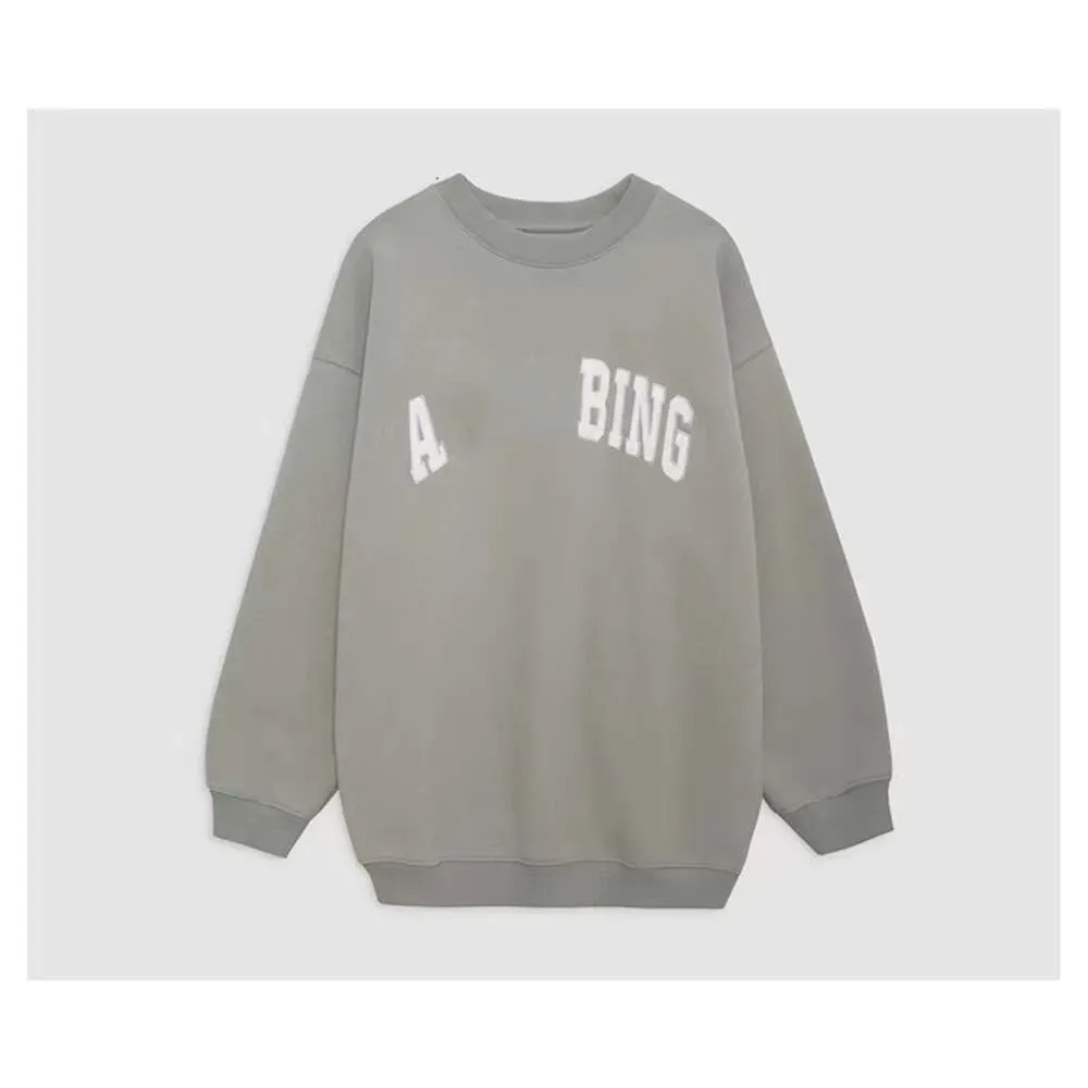 Aninelys Binglys Hoodies Designer High Quality Women Fashion Cotton Hooded New Classic Letter Print Wash Water Stir Fry Color Snowflake Loose Bing S