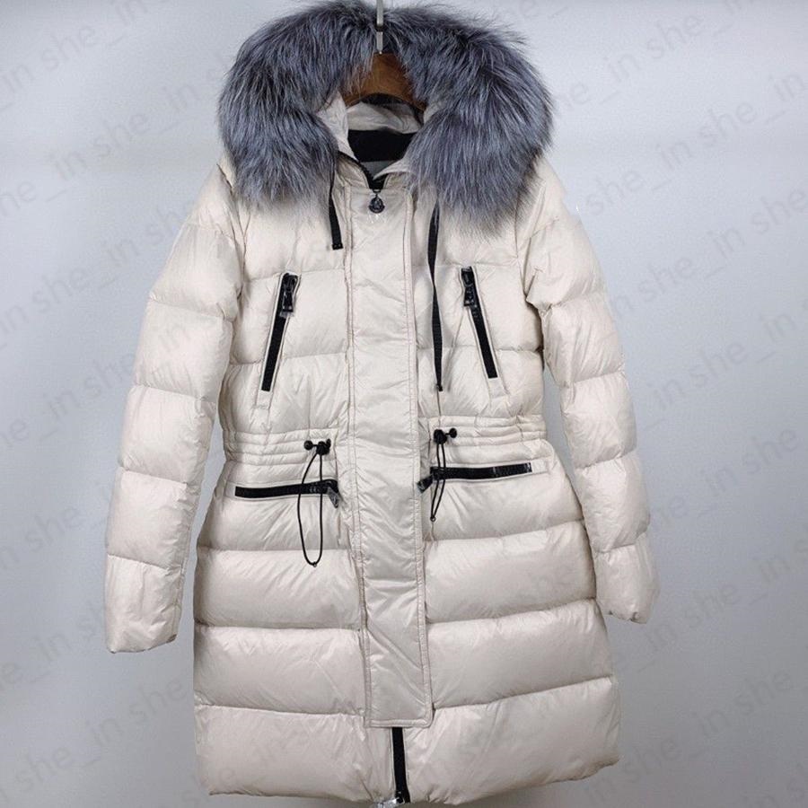 Woman Puffer Jacket Designer Women Fur Parkas Coat Winter Fashion Long Down Jackets Classic Hooded Puff Jackets Outerwear High Quality-image-895638133