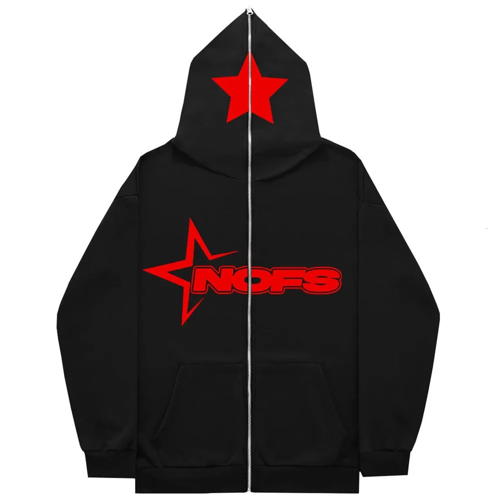 2024 mens and womens casual fashion full zipper Hoodie Spring fall hoodie font print size S3XL 250322Z