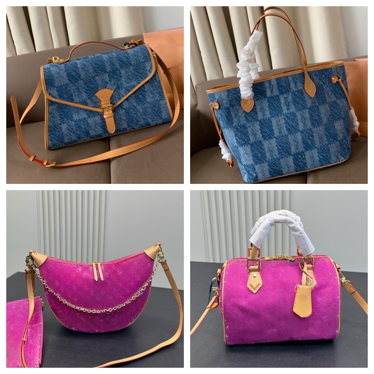 Evening Bags Shoulder Bags 10A luxury designer bag purse crossbody purse beach denim bag handbag wallet on chain cross body designer handbag mini de