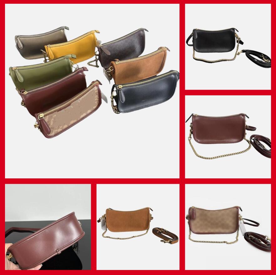 Sac à bandoulière de marque Designer Sac à main Hobo en cuir avec sangle, style designer classique, sacs à bandoulière lisses vintage, sac à main