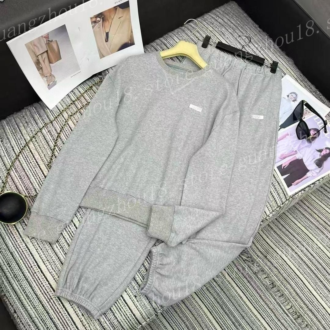 (aller sur l'image et non dans la description) Ensembles à capuche de créateur Sweat-shirt à col rond Pantalon long Printemps Automne Survêtement