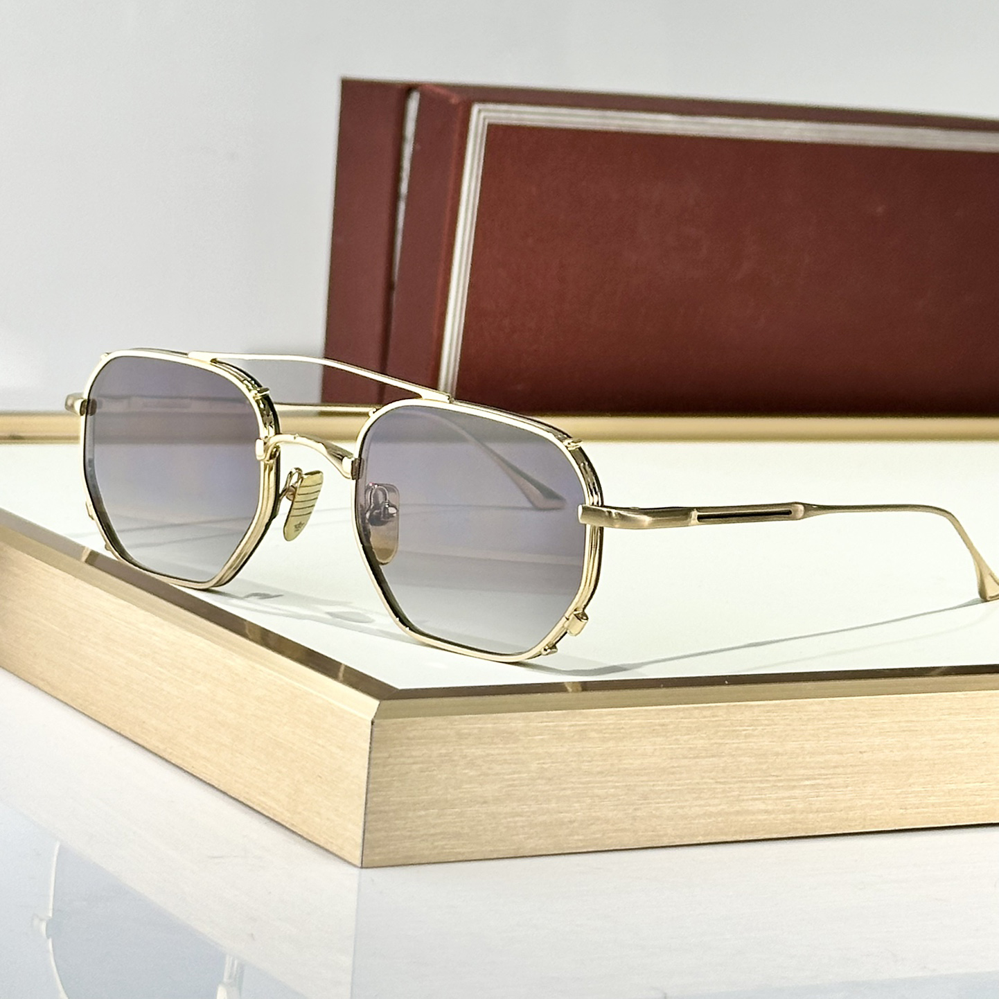 Super Fashion Sunglasses For Men Women MARBOT Summer Designer Stylish High Street Style Anti-Ultraviolet Retro Plate Square Acetate Frame Glasses-image-997992585