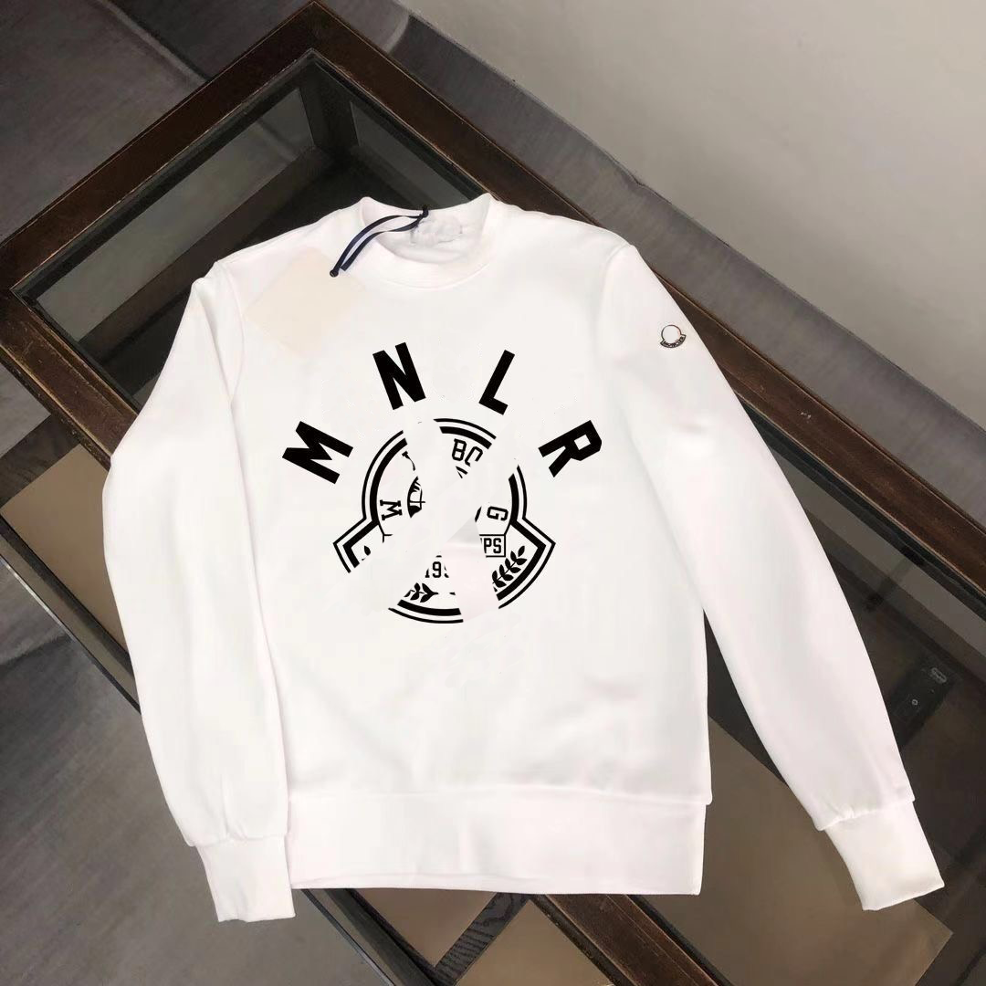 Mon Clear Hoodie Designer Moonclear Pullover Sweatshirts High Quality Maya Sweater Baggy Sweatpants Cotton Pullover Long Sleeve Monlclrea Sweatshirt