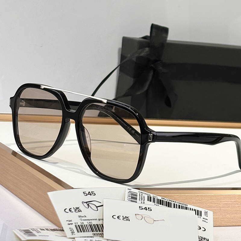 Designer Sunglasses For Women Men Fashion Acetate Fiber Frame Glasses SL545 Luxury Pilot Sunglasses Outdoor Goggles UV400 Protection With Box