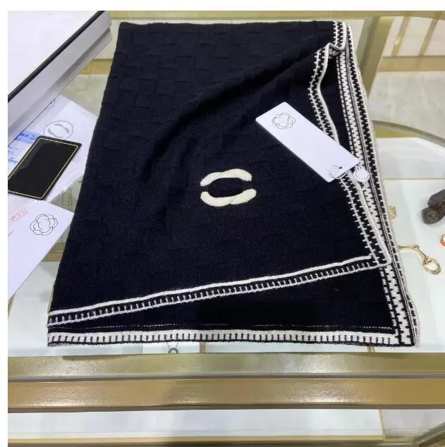 active cowboy Box 180X65cm Long Womens casual With Designer Thickened Wool Warmth Winter Neck sided 2024 purpose Dual Classic Cashmere designer Do D
