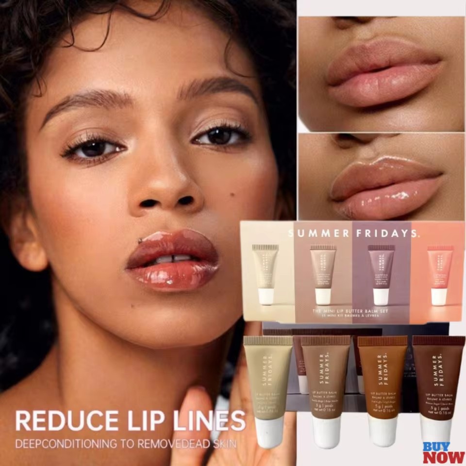 Ensemble de Mini baume à lèvres au beurre pour les vendredis d'été, hydratant, vanille, Beige, cassonade, soins pour la peau, Kit cadeau de voyag