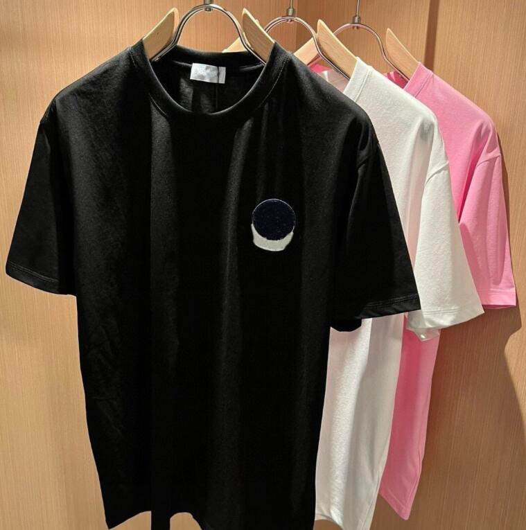 7XL Mens designer t shirt Mens TShirt Badge flocking tshirt men shirts Sweatershirts fashion polo Mens womens Tshirts top quality t -shirts tees spo