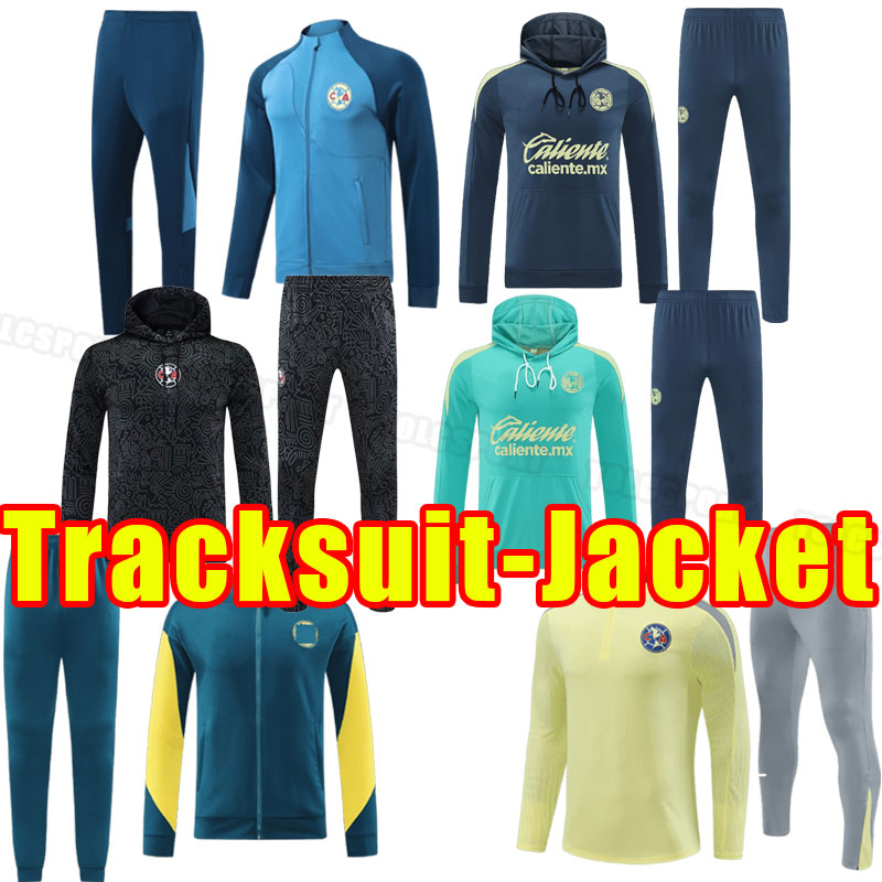 Long Sleeve 2024 25 training Club America Soccer tracksuit R.MARTINEZ HENRY Football Shirt 24 25 G.OCHOA F.VINAS AQUINO J.DOS SANTOS D.VALDES M.L-image-944821894