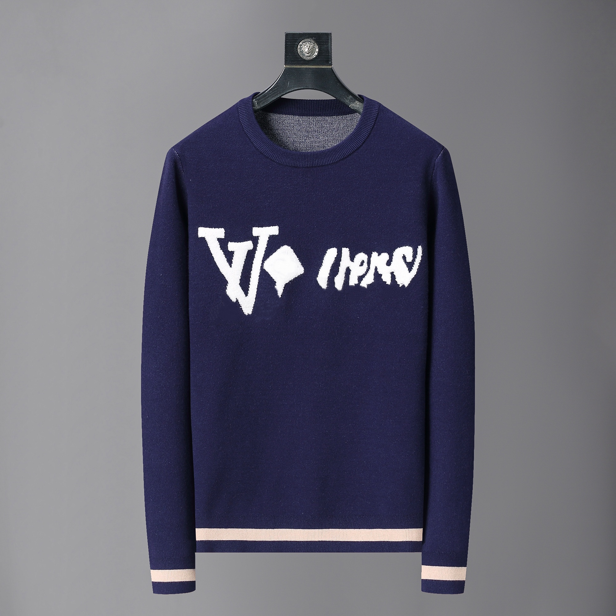 Designer Mens Knitted Sweater Jacquard Letter Pattern Vintage Hip Hop Casual Sports Long Sleeve Sweater Men And Women Warm Sweaters