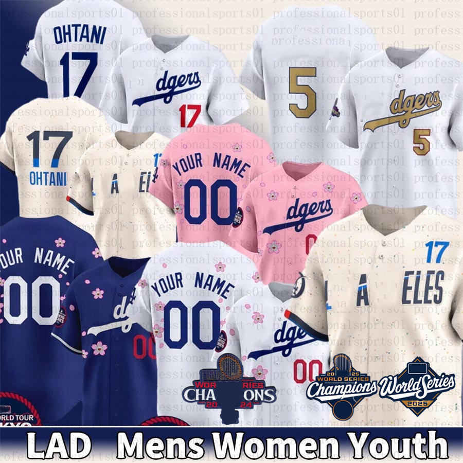 Shohei Ohtani #Yoshinobu Yamamoto la dodgers jersey Gold 50 Mookie Betts Freddie Freeman tokyo series Custom Baseball jersey 2025 tokyo series-image-935331974