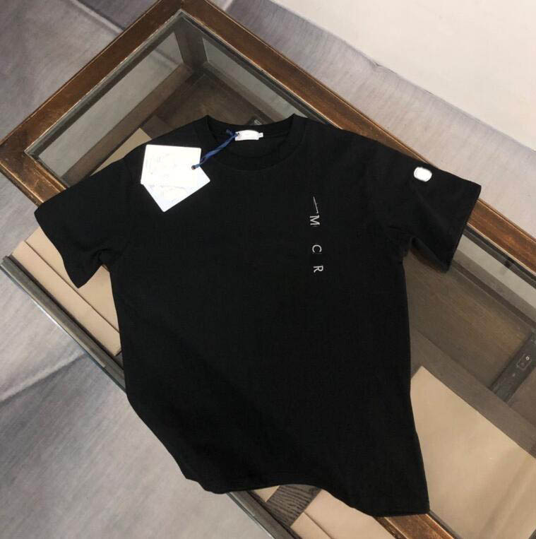 French Tshirt Summer Mens Womens Designers emblem T Shirts Long Tops Letter Cotton Tshirts Clothing Short Sleeve High Quality Clothes 5XL