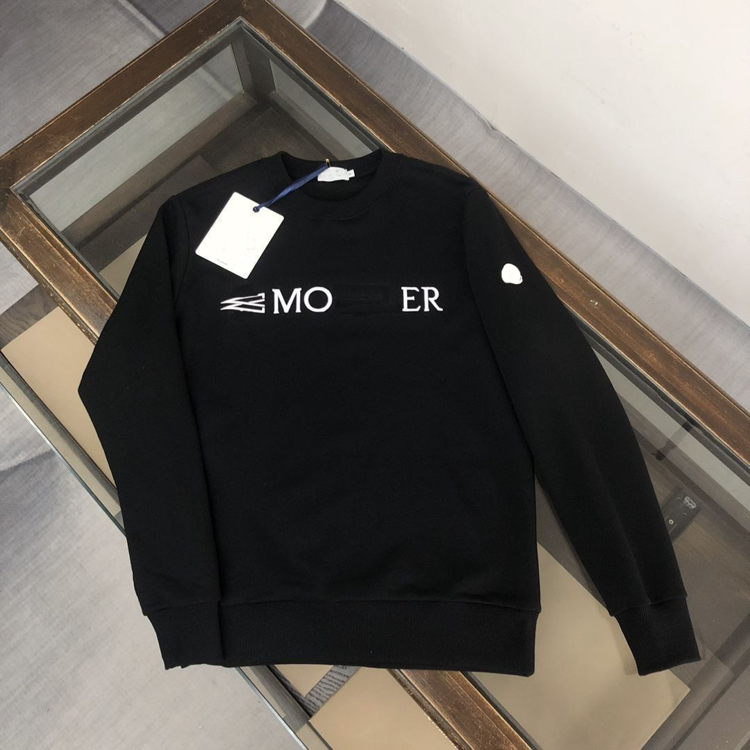 Mon Clear Hoodie Designer Moonclear Pullover Sweatshirts High Quality Maya Sweater Baggy Sweatpants Cotton Pullover Long Sleeve Monlclrea Sweatshirt