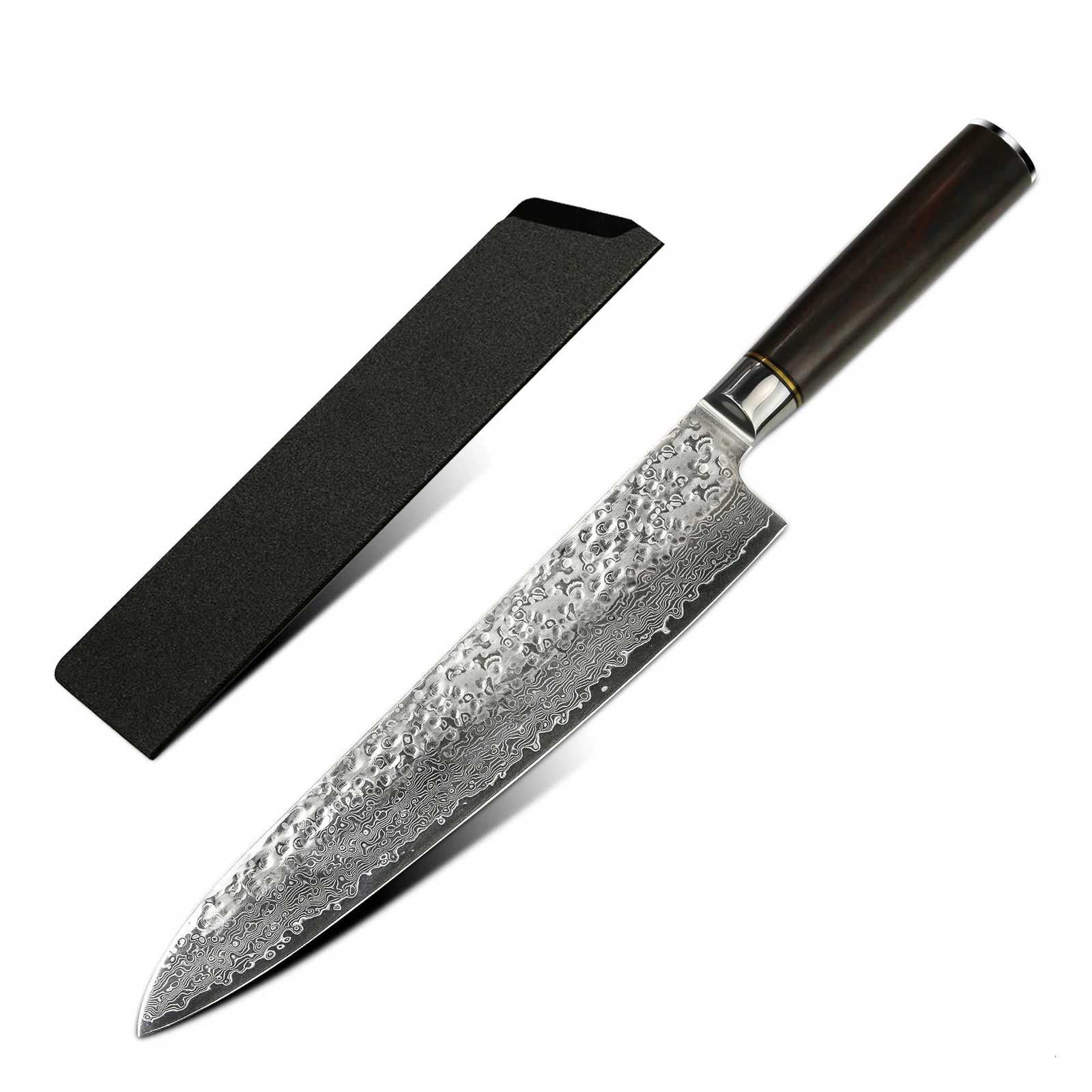 Kitchen knives AMBER 10 inch Professional Chef Knife 67 Layers VG10 Damascus Knife High Carbon Stainless Steel Forged Knives for Kitchen Y251103-image-1082927193