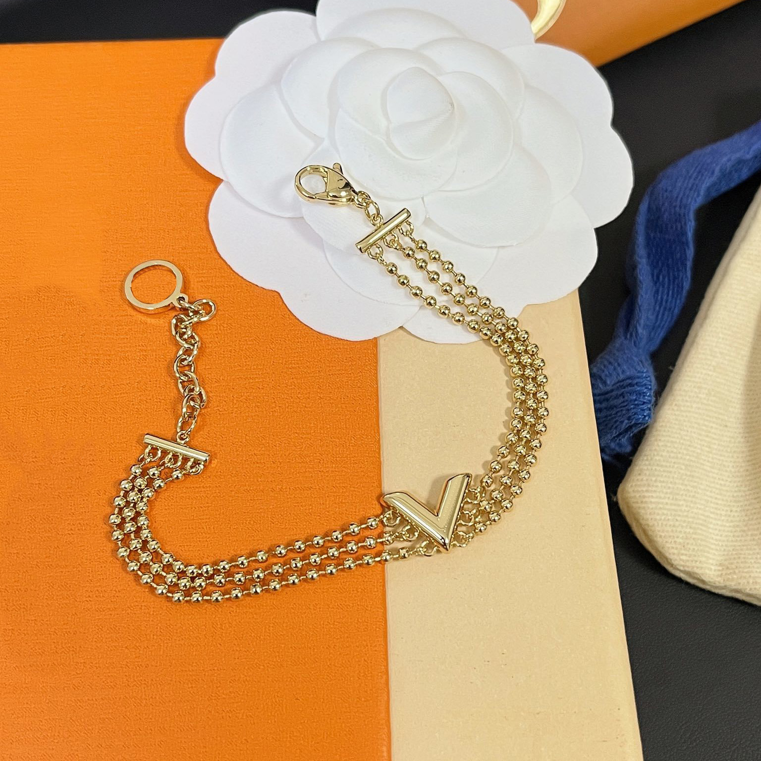 Colliers de mode Bracelet Set Classci Bijoux Ensembles 18k Collier d'or