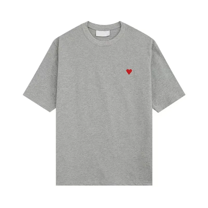 Designer pour hommes T-shirt Luxury 2025 T-shirts Féchets en tissu de coton TE-shirt Broidered Heart Tshirt BFD2504093