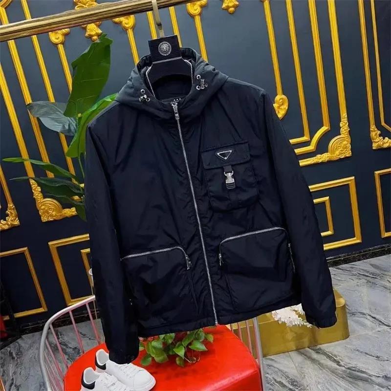 Pradlys Jacket Men's Designer Prara Thin Letter Sun Protection Autumn PR Women Clothing High Quality Outdoor Pradsness Short Jackets Inverted T
