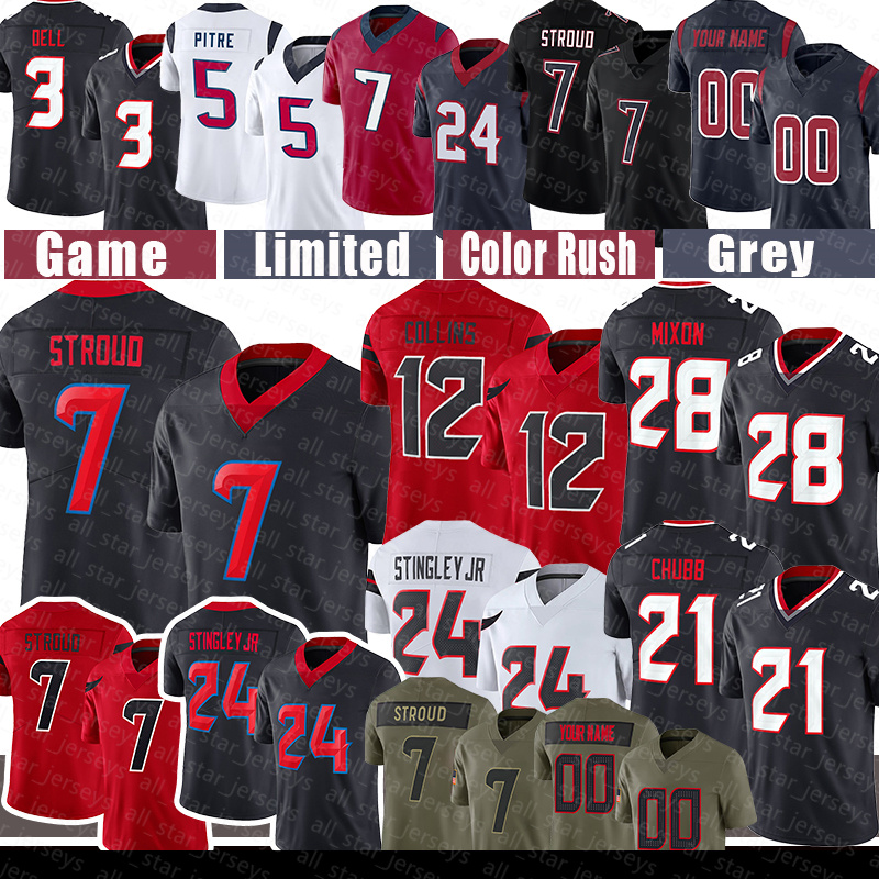 Joe Mixon Football Jerseys C.J. Stroud Man Nico Collins Will Anderson Jr. Azeez Al-Shaair Tank Nick Chubb Derek Stingley Jr. Henry To'oTo -image-921066833