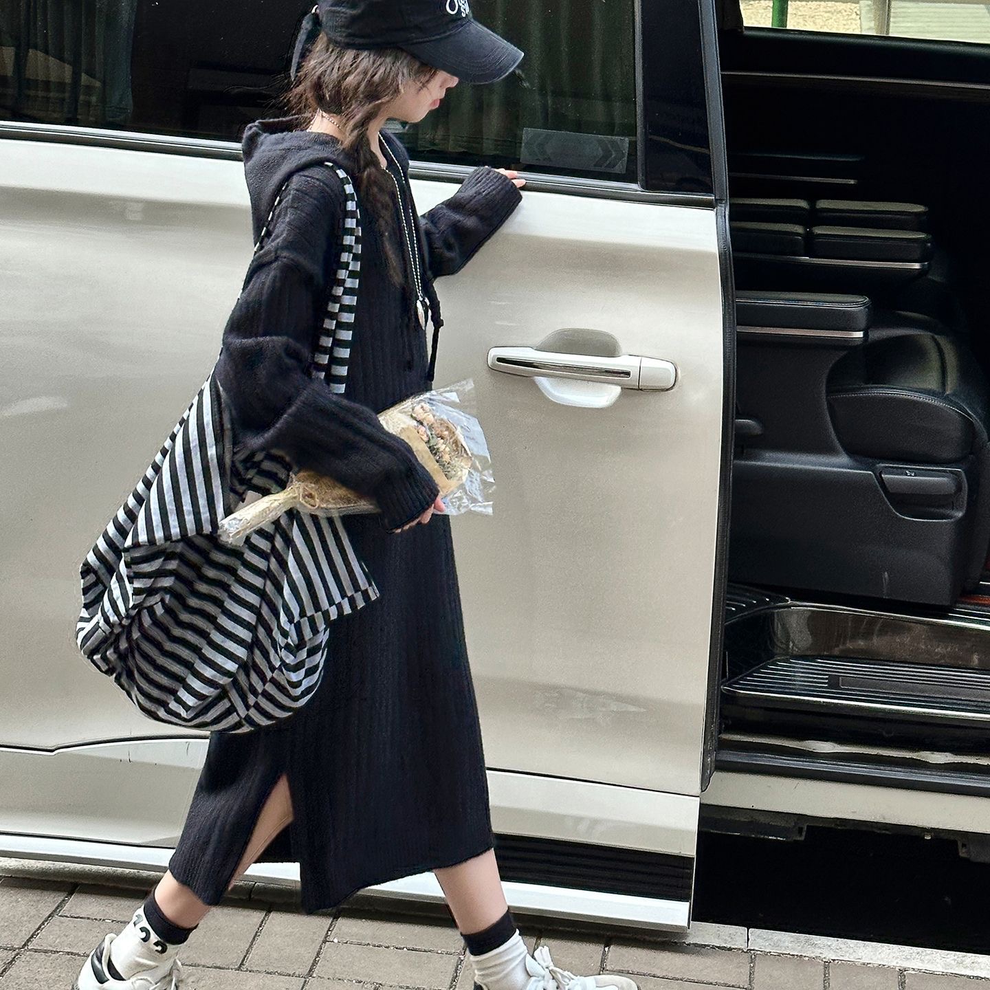 D606 New Style Girls&#039; Dress Set, Sweet Style Overall Dress, Spring and Autumn Two-Piece Shirt Set-image-1082920653