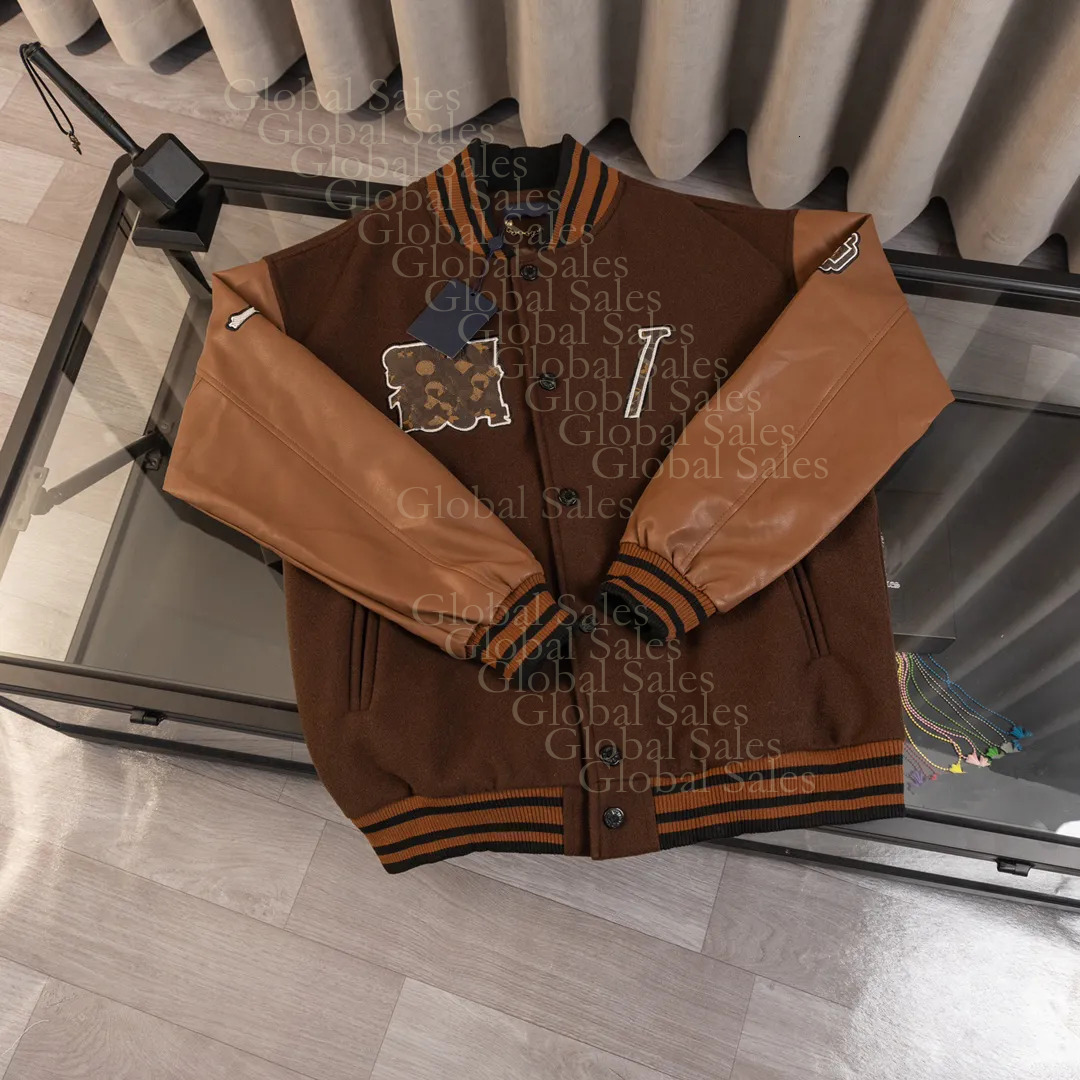 Lvs Jacket Baseball Uniform Mens Jackets Fashion Brand Mens Women Vintage Sleeve High Qualtity Mans Autumn Varsity Comfortable Clothing fe5