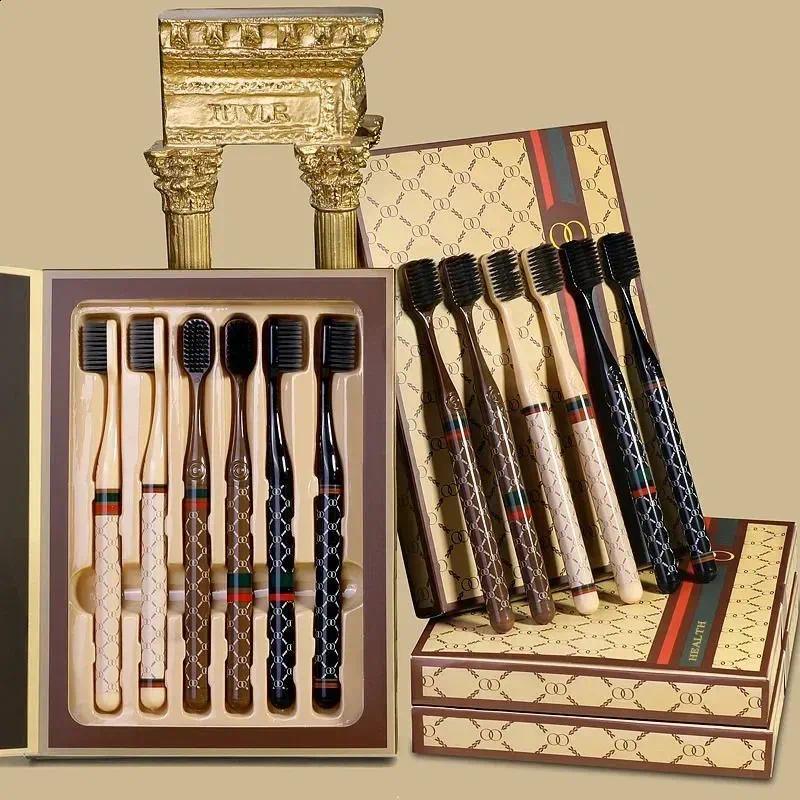 Designer Advanced gift box toothbrush set soft hair deep cleaning teeth Luxury travel portable home oral care suitable for daily use