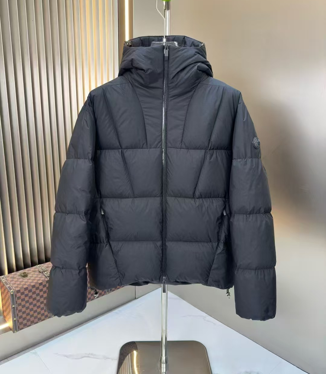Veste bouffante de style parka de styliste, doudoune robuste, coupe-vent et thermique, manteau d'extérieur, nouvelle collection hiver, étiquette